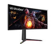 LG 33 colių UltraGear™ monitorius žaidimams, perspektyvinis vaizdas, 34GP950G-B, thumbnail 4