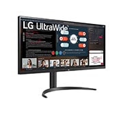 LG  34 colių UltraWide™ monitorius, vaizdas +30 laipsnių iš šono, 34WP550-B, thumbnail 4