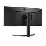 LG 34 col. 21:9 lenktas „UltraWide™“ QHD (3440 × 1440) monitorius, perspektyvinis vaizdas iš nugarėlės, 34WP85C-B, thumbnail 7