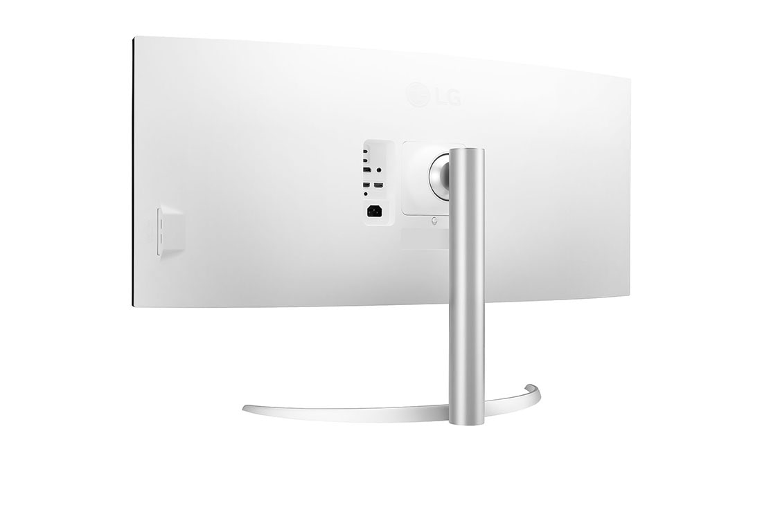 LG Išlenktas 39,7'' „UltraWide™ 5K2K Nano“ monitorius su IPS ekranu, perspektyvinis vaizdas iš nugarėlės, 40WP95C-W, thumbnail 7