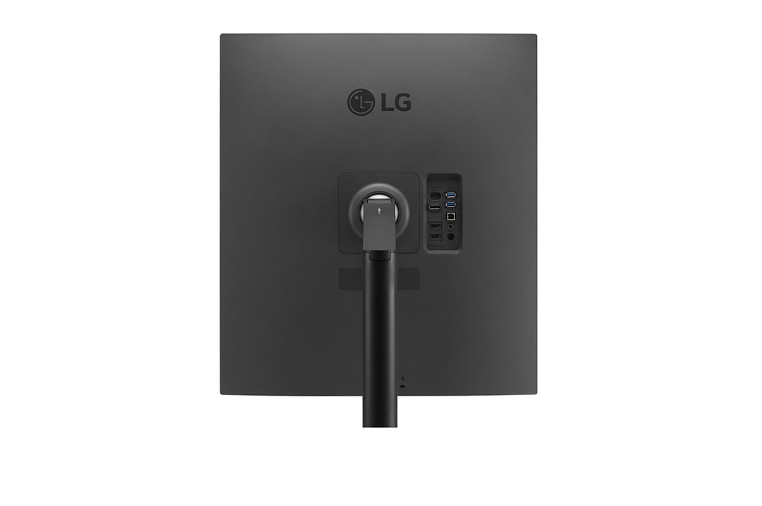 LG 27,6 colių 16:18 DualUp monitorius su „Ergo“ stovu ir „USB Type-C™“ jungtimi, vaizdas iš galo stambiu planu, monitoriaus petys centre, 28MQ780-B, thumbnail 10