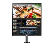 LG 27,6 colių 16:18 DualUp monitorius su „Ergo“ stovu ir „USB Type-C™“ jungtimi, vaizdas iš priekio, monitoriaus petys centre, 28MQ780-B, thumbnail 2
