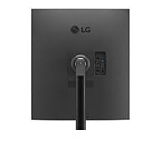 LG 27,6 colių 16:18 DualUp monitorius su „Ergo“ stovu ir „USB Type-C™“ jungtimi, vaizdas iš galo stambiu planu, monitoriaus petys centre, 28MQ780-B, thumbnail 10