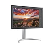 LG 27 colių UHD 4K IPS monitorius, vaizdas +15 laipsnių iš šono, 27UP850N-W, thumbnail 4