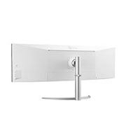 LG „UltraWide Dual“ QHD monitorius, perspektyvinis vaizdas iš nugarėlės, 49WQ95C-W, thumbnail 7