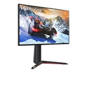 LG 27 col. UHD 4K „UltraGear™ Nano“ IPS 1 ms (GtG) žaidimų monitorius, veikiantis 4 K ir 120 Hz, su HDMI 2.1, perspektyvinis vaizdas, 27GP95R-B, thumbnail 4