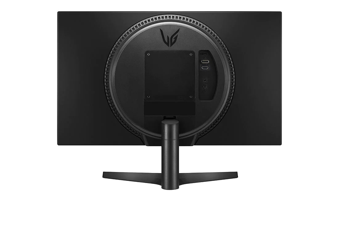 LG 23,8 col. „UltraGear™ Full HD IPS 1ms (GtG)“ žaidimų monitorius, vaizdas iš galo, 24GN60R-B, thumbnail 6