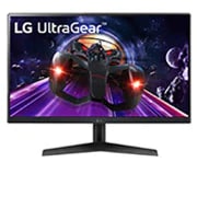 LG 23,8 col. „UltraGear™ Full HD IPS 1ms (GtG)“ žaidimų monitorius, vaizdas iš priekio, 24GN60R-B, thumbnail 1