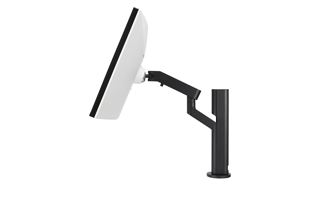 LG 37,5 col. 21:9 lenktas „UltraWide™“ QHD+ (3840 × 1600) monitorius „Ergo“, +25 laipsnių paversto monitoriaus vaizdas iš šono, 38WQ88C-W, thumbnail 10