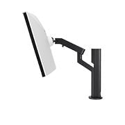 LG 37,5 col. 21:9 lenktas „UltraWide™“ QHD+ (3840 × 1600) monitorius „Ergo“, +25 laipsnių paversto monitoriaus vaizdas iš šono, 38WQ88C-W, thumbnail 6