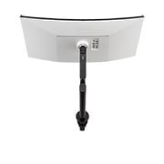 LG 37,5 col. 21:9 lenktas „UltraWide™“ QHD+ (3840 × 1600) monitorius „Ergo“, vaizdas iš galo, iš monitorius paverstas aukštyn, 38WQ88C-W, thumbnail 13