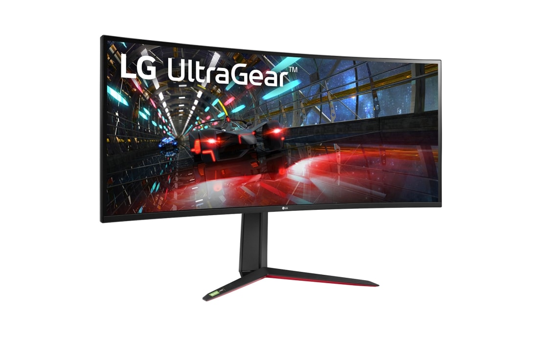 LG 38 colių UltraGear™ monitorius žaidimams,  vaizdas +15 laipsnių iš šono, 38GN950P-B, thumbnail 3