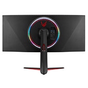 LG 38 colių UltraGear™ monitorius žaidimams,  vaizdas iš galo įvairių atspalvių šviesoms esant įjungtoms, 38GN950P-B, thumbnail 7