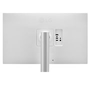 LG 27 colių UHD 4K IPS monitorius, Prievadų vaizdas stambiu planu, 27UP650P-W, thumbnail 7