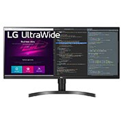 LG 34 colių UltraWide™ monitorius, vaizdas iš priekio, 34WN750P-B, thumbnail 1