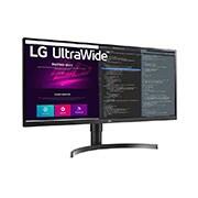 LG 34 colių UltraWide™ monitorius, vaizdas +15 laipsnių iš šono, 34WN750P-B, thumbnail 3