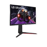 LG 23,8 col. „UltraGear™ Full HD IPS 1ms (GtG)“ žaidimų monitorius, perspektyvinis vaizdas, 24GN65R-B, thumbnail 4