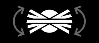 Reguliuojamo pasukimo monitorius