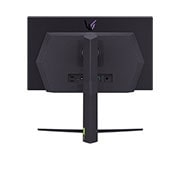 LG 27 col. „UltraGear™“ OLED QHD žaidimų monitorius su 240 Hz atnaujinimo dažniu ir 0,03 ms (GtG) reakcijos laiku, vaizdas iš galo, 27GR95QE-B, thumbnail 7