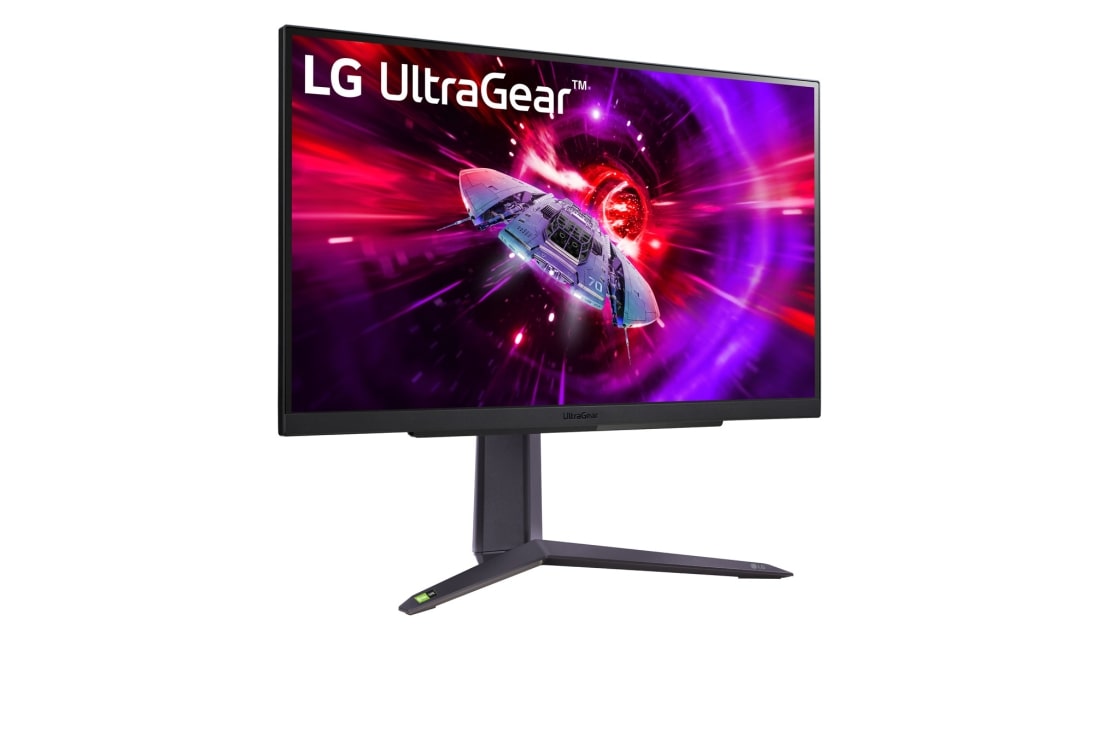 LG 27” „UltraGear™“ QHD monitorius žaidimams su 165 Hz atnaujinimo dažniu, +15 laipsnių vaizdas iš šono, 27GR75Q-B, thumbnail 3