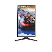 LG 27 col. UHD 4K „UltraGear™ Nano“ IPS 1 ms (GtG) žaidimų monitorius, veikiantis 4 K ir 120 Hz, su HDMI 2.1, monitoriaus sukamo 90 laipsnių kampu į vertikalią poziciją vaizdas iš priekio, 27GP95RP-B, thumbnail 11