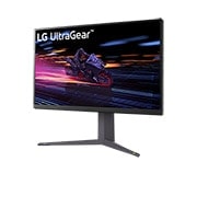 LG 32 colių žaidimų monitorius „UltraGear™“ | QHD, IPS 1 ms (GtG), suderinamas su NVIDIA® G-SYNC®, -15 graden geroteerd vooraanzicht, 32GR75Q-B, thumbnail 2