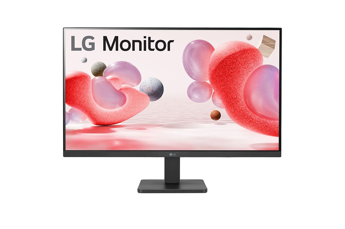 LG 27 col. „Full HD“ monitorius su „AMD FreeSync™“, vaizdas iš priekio, 27MR400-B