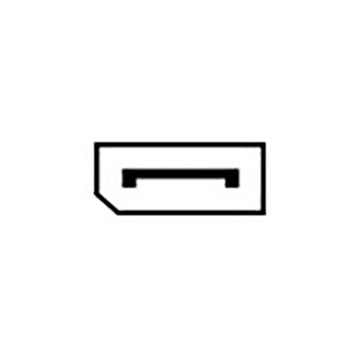 DisplayPort 1.4 piktograma	