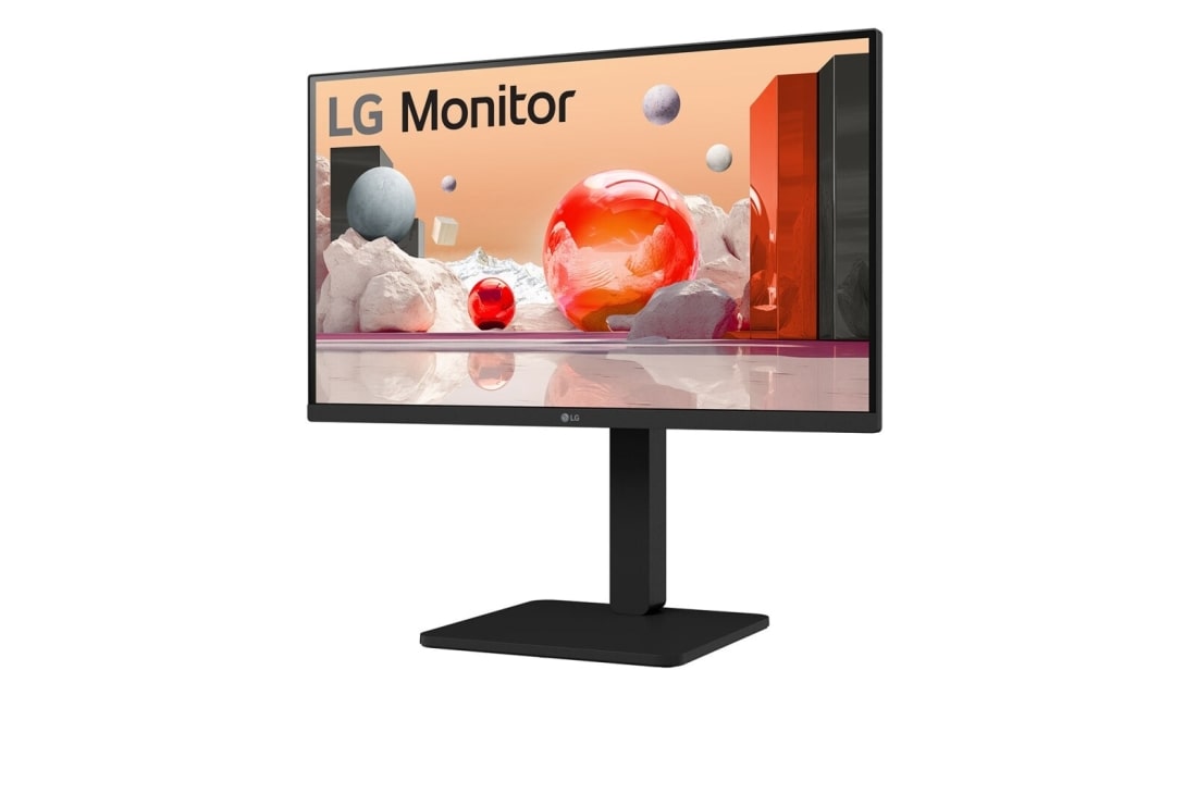 LG 24 in Full HD IPS monitorius, -15 laipsnių vaizdas iš šono, 24BA550-B, thumbnail 2