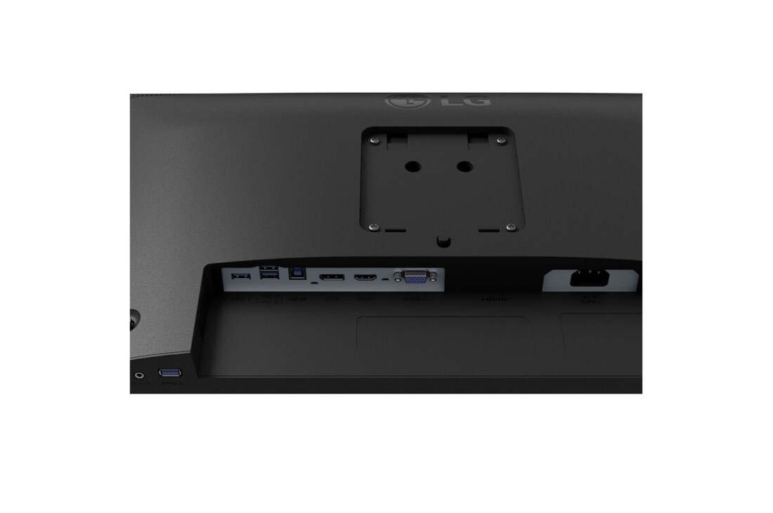 LG 24 in Full HD IPS monitorius, prievadų vaizdas stambiu planu, 24BA550-B, thumbnail 9