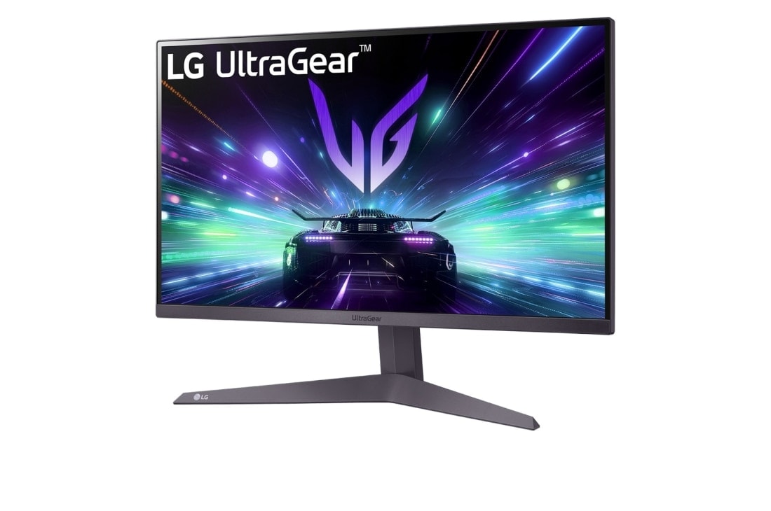 LG 24 in UltraGear™ FHD 180Hz žaidimų monitorius | 1ms MBR, HDR10, -15 laipsnių vaizdas iš šono, 24GS50F-B, thumbnail 2