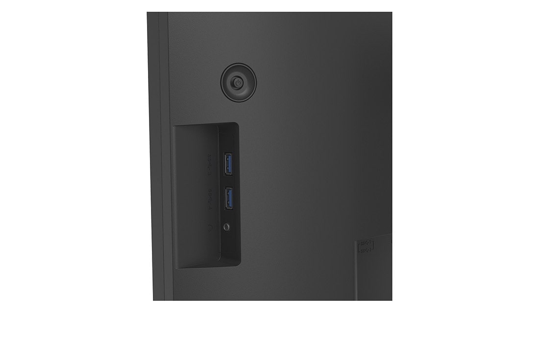 LG 27 col. QHD IPS monitorius su USB-C ir nuosekliojo jungimo funkcija, rear perspective view, 27BA65QB-B, thumbnail 9