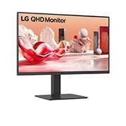 LG 27 col. QHD IPS monitorius su USB-C ir nuosekliojo jungimo funkcija, +15 degree side view, 27BA65QB-B, thumbnail 2