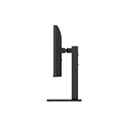 LG 27 in QHD IPS monitorius su USB-C ir nuosekliojo jungimo funkcija, right side view, 27BA75QB-B, thumbnail 7