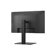 LG 27 in QHD IPS monitorius su USB-C ir nuosekliojo jungimo funkcija, rear perspective view, 27BA75QB-B, thumbnail 9