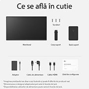 LG 31,5 in QHD IPS monitorius su USB-C		, What's in the box, 32U631A-B, thumbnail 11