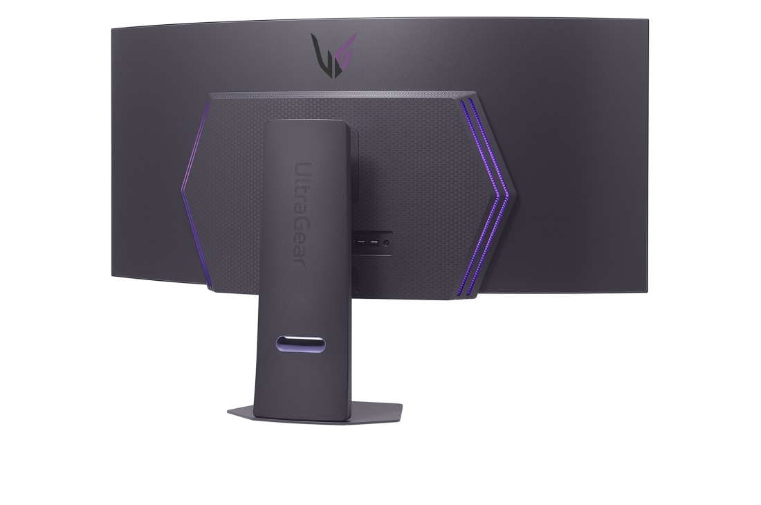 LG UltraGear™ 45 in OLED 240 Hz WQHD Curved Smart Gaming, Monitor | webOS, 0,03ms (GtG), 240Hz, DisplayHDR True Black 400, perspektyvinis vaizdas iš galo, 45GX90SA-B, thumbnail 7