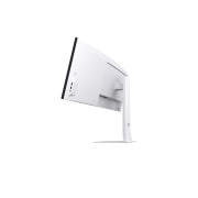 LG 49 colių UltraWide Dual QHD(5120x1440) Curved Nano IPS Display su 144 Hz, Paversto monitoriaus vaizdas iš šono, 49U950A-W, thumbnail 7