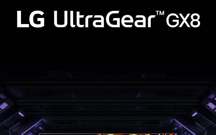 UltraGear™ OLED 32gx870a mängumonitori esipilt.