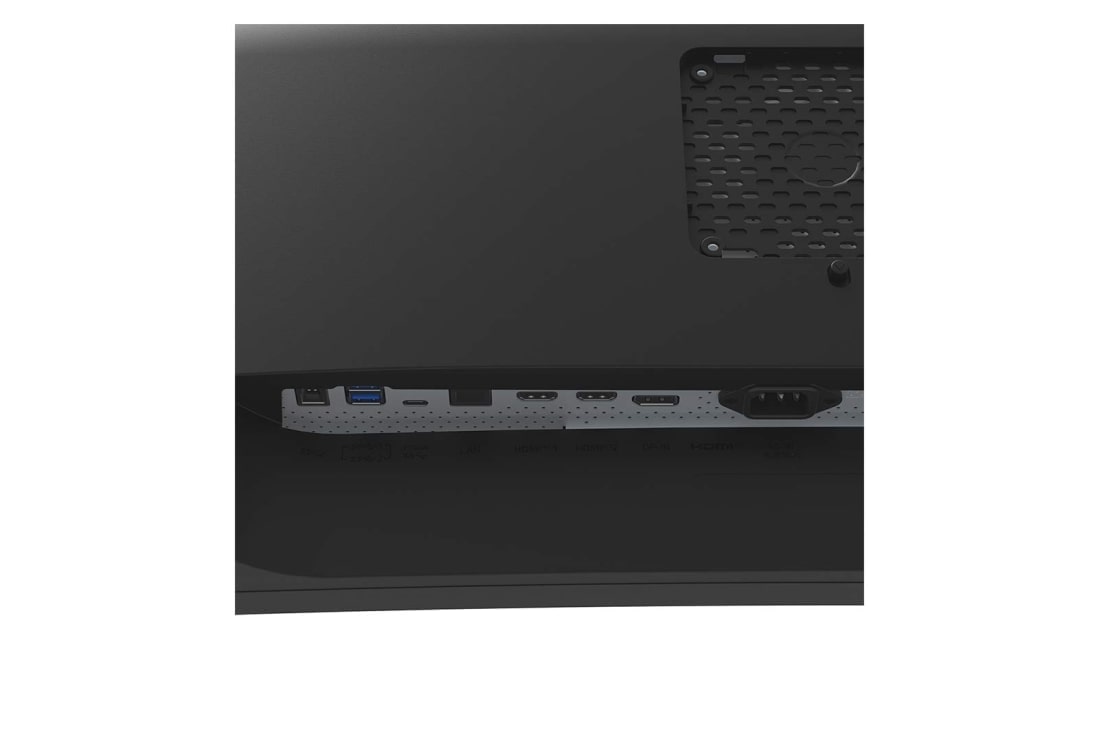 LG 34 in UltraWide QHD išlenktas IPS monitorius su USB Type-C™	, gros plan des ports, 34BA75QE-B, thumbnail 7