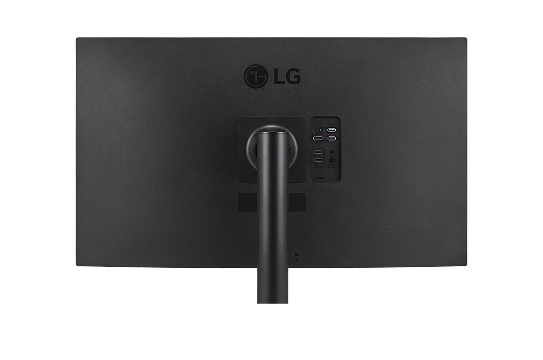 LG 31,5&nbsp;in UHD 4K HDR monitorius su USB Type-C™	, gros plan des ports, 32BR55UK-B, thumbnail 7