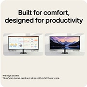 LG „LG UltraWide™“ 34&nbsp;col. 144 Hz WQHD išlenktas (1800R) monitorius 34U640B su USB-C, HDR 10 ir sRGB 99 % (tipinė reikšmė), LG UltraWide išlenktas monitorius, demonstruojantis Skaitytuvo režimo (Reader Mode) ir Mirksėjimo apsaugos (Flicker Safe) funkcijas, mažinančias akių įtampą., 34U640B-B, thumbnail 11