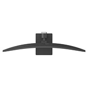 LG „LG UltraWide™“ 34&nbsp;col. 144 Hz WQHD išlenktas (1800R) monitorius 34U640B su USB-C, HDR 10 ir sRGB 99 % (tipinė reikšmė), LG UltraWide išlenkto monitoriaus vaizdas iš viršaus, rodantis išlenkto ekrano formą ir stovo tvirtinimo konstrukciją., 34U640B-B, thumbnail 15