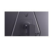 LG 27&nbsp;colių UltraGear™ G5, 300&nbsp;Hz FHD žaidimų monitorius, Monitoriaus galinis vaizdas, rodantis stovelių tvirtinimo sritį ir galinius prievadus, 27G550B-B, thumbnail 13