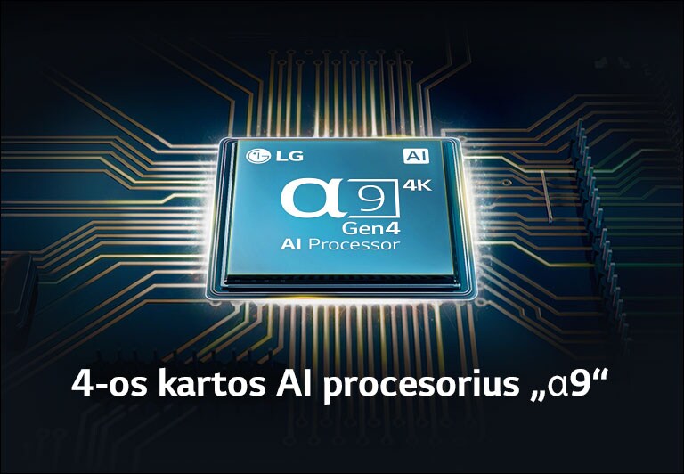 4-os kartos AI procesorius „α9“ yra elektros grandinės viduryje.