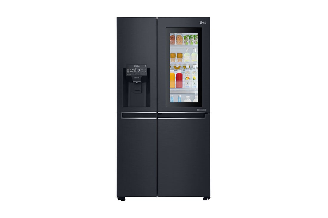 LG Side-by-Side InstaView Door-in-Door™ šaldytuvas, 625L, plotis 91cm, aukščio 179cm, GSX961MCVZ