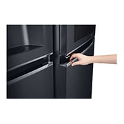LG Side-by-Side InstaView Door-in-Door™ šaldytuvas, 625L, plotis 91cm, aukščio 179cm, GSX961MCVZ, thumbnail 6
