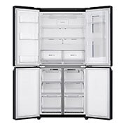 LG daugiaduris šaldytuvas| InstaView™ Door-in-Door | 458L | aukščio 1.79m | plotis 91.3cm | Juoda|F klasė | WiFi | DoorCooling | Total No Frost | GMQ844MCKV, GMQ844MCKV, thumbnail 6