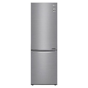 LG Šaldytuvas su šaldikliu apačioje |1.86 m | 341L | Pilka | E klasė | DoorCooling | Total No Frost |GBB71PZEMN1