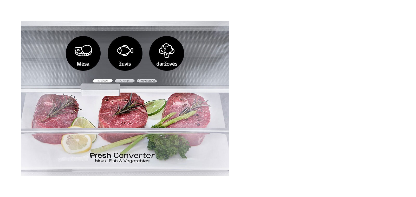 Rinkitės optimalią temperatūrą pagal maisto tipą